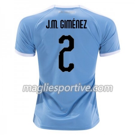 Completo Calcio Uruguay Jose Gimenez 2 Divisa Prima 2019 Copa América